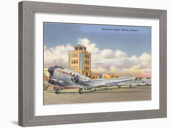 Municipal Airport, Atlanta, Georgia-null-Framed Art Print