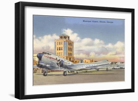 Municipal Airport, Atlanta, Georgia-null-Framed Art Print