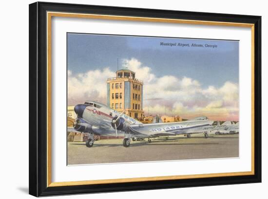 Municipal Airport, Atlanta, Georgia-null-Framed Art Print