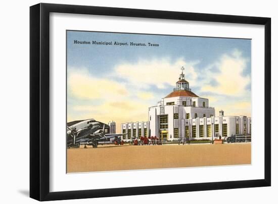 Municipal Airport, Houston, Texas-null-Framed Art Print