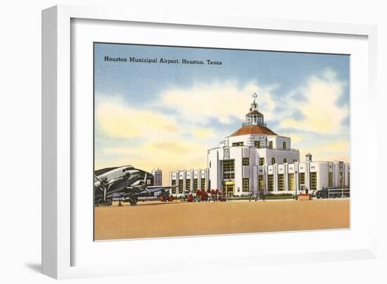 Municipal Airport, Houston, Texas-null-Framed Art Print