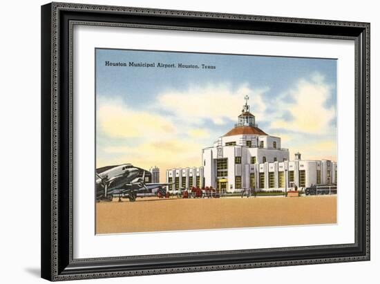 Municipal Airport, Houston, Texas-null-Framed Art Print