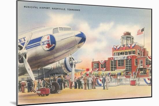 Municipal Airport, Nashville, Tennessee-null-Mounted Art Print