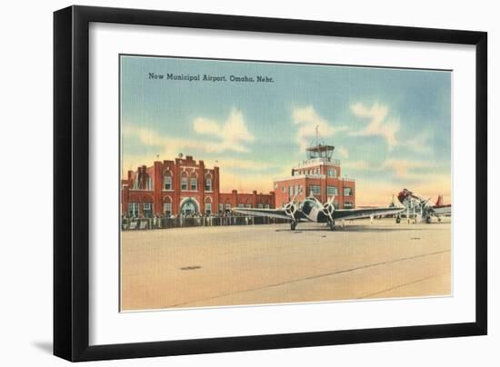 Municipal Airport, Omaha, Nebraska-null-Framed Art Print