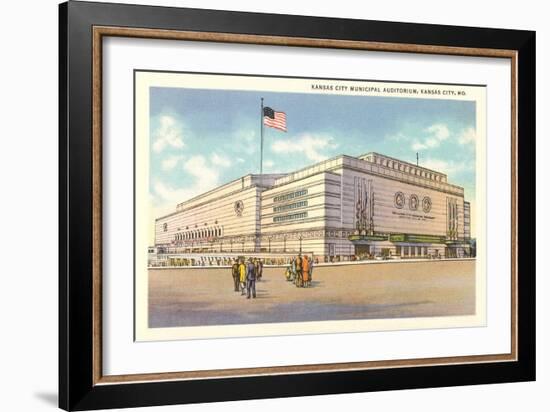 Municipal Auditorium, Kansas City-null-Framed Art Print