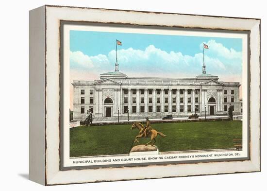 Municipal Building, Courthouse, Wilmington, Delaware-null-Framed Stretched Canvas