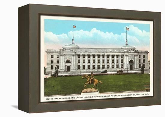 Municipal Building, Courthouse, Wilmington, Delaware-null-Framed Stretched Canvas