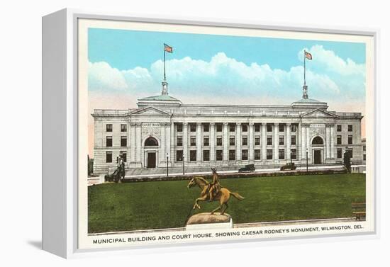 Municipal Building, Courthouse, Wilmington, Delaware-null-Framed Stretched Canvas