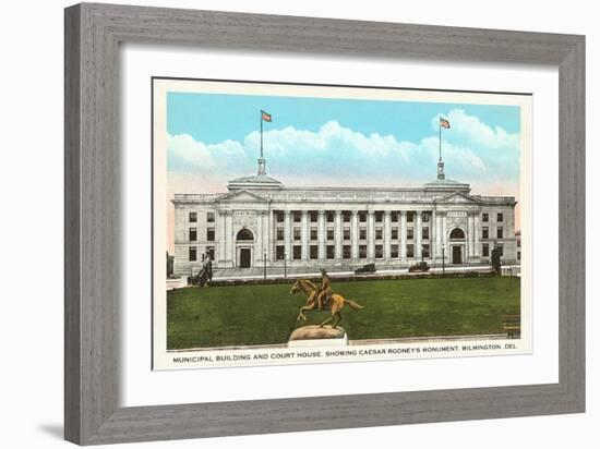 Municipal Building, Courthouse, Wilmington, Delaware-null-Framed Premium Giclee Print