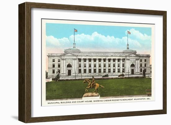 Municipal Building, Courthouse, Wilmington, Delaware-null-Framed Premium Giclee Print