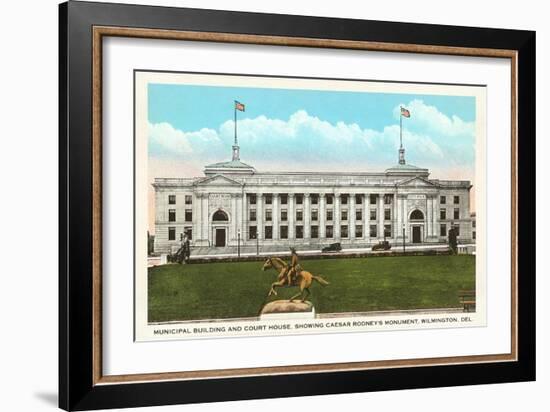 Municipal Building, Courthouse, Wilmington, Delaware-null-Framed Premium Giclee Print