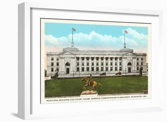 Municipal Building, Courthouse, Wilmington, Delaware-null-Framed Premium Giclee Print