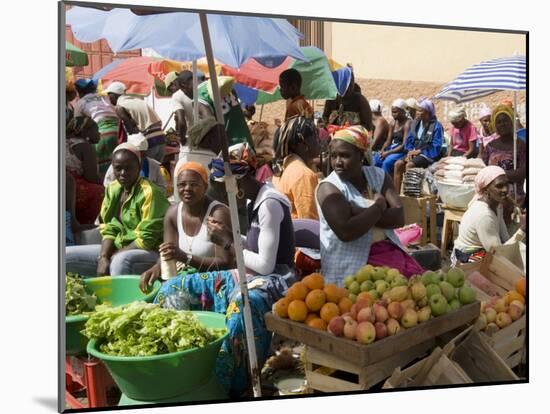 Municipal Market at Assomada, Santiago, Cape Verde Islands, Africa-R H Productions-Mounted Photographic Print