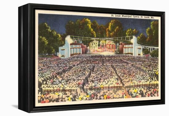 Municipal Opera, St. Louis, Missouri-null-Framed Stretched Canvas
