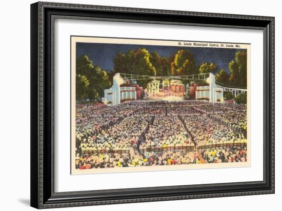 Municipal Opera, St. Louis, Missouri-null-Framed Art Print