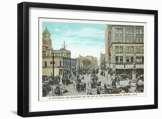 Municipal Parade, Denver, Colorado-null-Framed Art Print