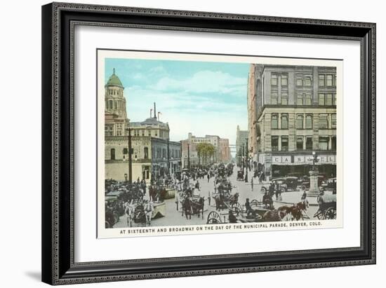 Municipal Parade, Denver, Colorado-null-Framed Art Print