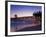 Municipal Pier at Sunset, San Clemente, Orange County, Southern California, USA-Richard Cummins-Framed Photographic Print