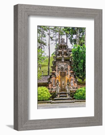 Munificent grounds of the Saraswati Temple with healing waters and cleansing pools-Greg Johnston-Framed Photographic Print