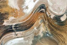 Wind Music, Abstract Photography of the Deserts of Africa from the Air. Aerial View of Desert Lands-Munimara-Mounted Photographic Print