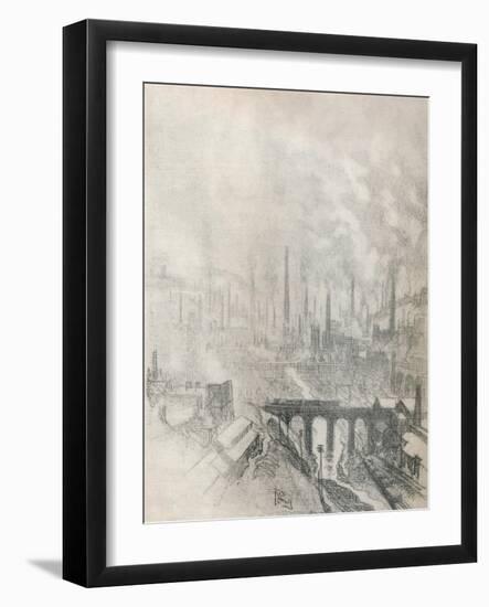 'Munition City', 1916, (1917)-Joseph Pennell-Framed Giclee Print