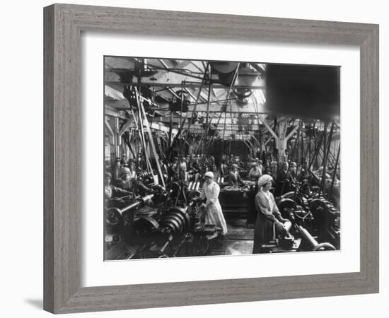 Munitions Factory, London, World War I, 1914-1918-Haua-Framed Photographic Print