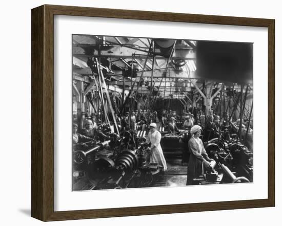 Munitions Factory, London, World War I, 1914-1918-Haua-Framed Photographic Print