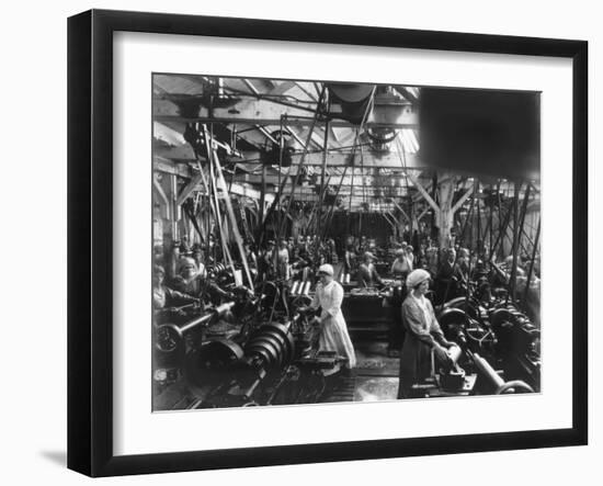 Munitions Factory, London, World War I, 1914-1918-Haua-Framed Photographic Print