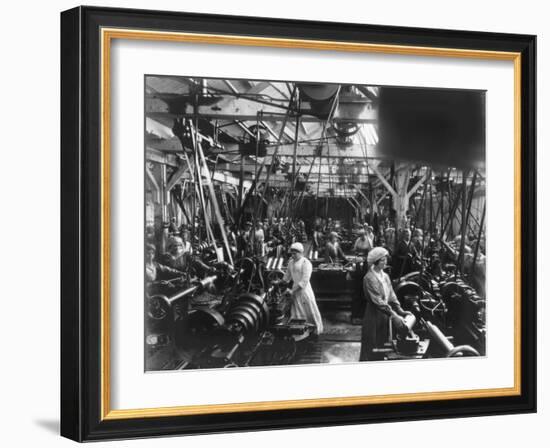 Munitions Factory, London, World War I, 1914-1918-Haua-Framed Photographic Print