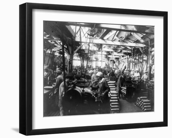 Munitions Factory, London, World War I, 1914-1918-Haua-Framed Photographic Print