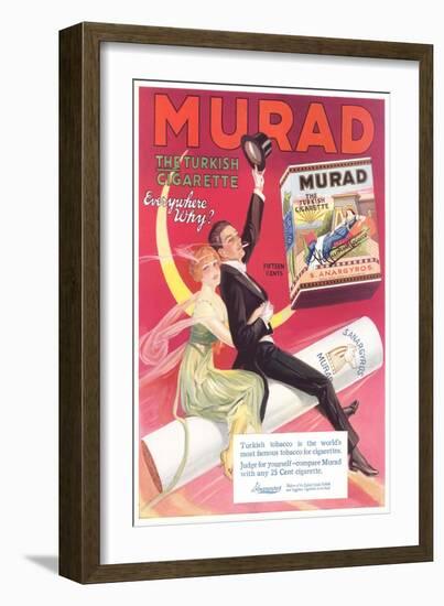 Murad Turkish Cigarette Advertisement-null-Framed Giclee Print