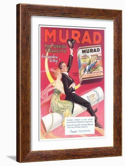 Murad Turkish Cigarette Advertisement-null-Framed Giclee Print