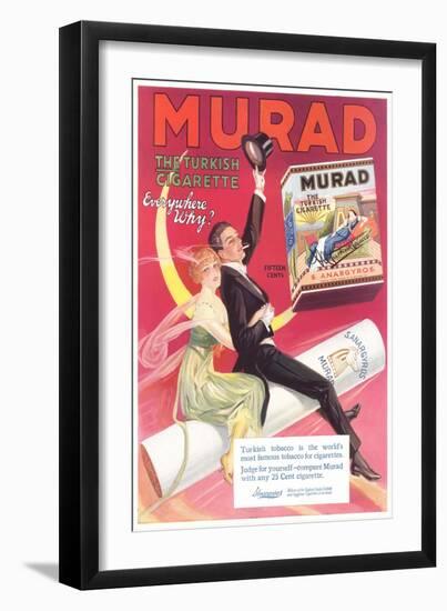 Murad Turkish Cigarette Advertisement-null-Framed Giclee Print