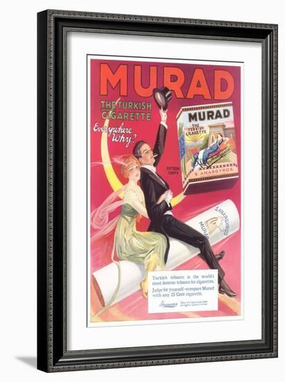 Murad Turkish Cigarette Advertisement-null-Framed Giclee Print