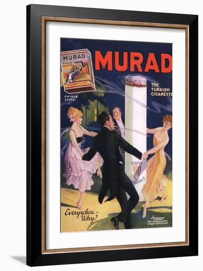 Murad, Turkish Phallic Symbols, USA, 1910-null-Framed Giclee Print