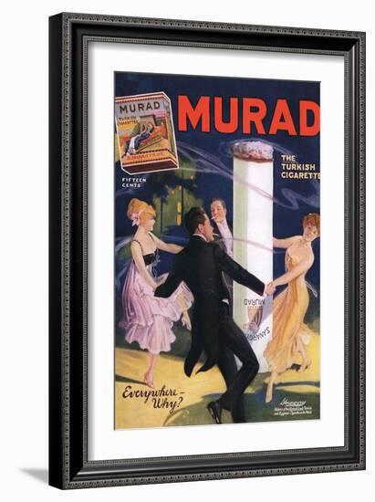 Murad, Turkish Phallic Symbols, USA, 1910-null-Framed Giclee Print