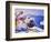 Mural at Public Market, Marigot, St. Martin, Caribbean-Greg Johnston-Framed Photographic Print