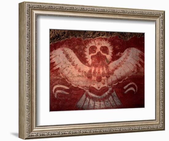 Mural from Tetitla, Eagle, Teotihuacan, Mexico-Kenneth Garrett-Framed Photographic Print