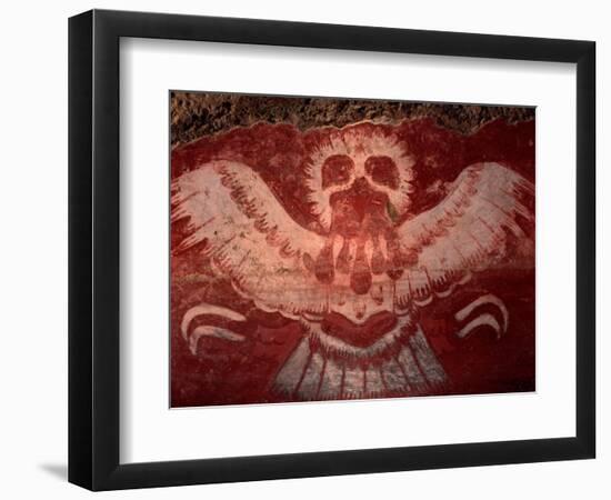 Mural from Tetitla, Eagle, Teotihuacan, Mexico-Kenneth Garrett-Framed Photographic Print