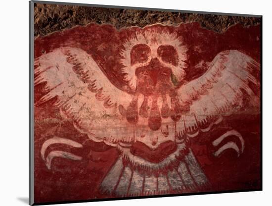 Mural from Tetitla, Eagle, Teotihuacan, Mexico-Kenneth Garrett-Mounted Photographic Print