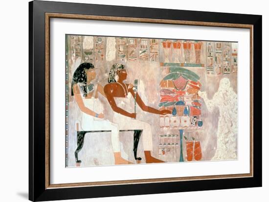 Mural from the Tombs of the Nobles, Thebes, Luxor, Egypt-null-Framed Giclee Print