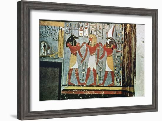 Mural from the Tombs of the Nobles, Thebes, Luxor, Egypt-null-Framed Giclee Print