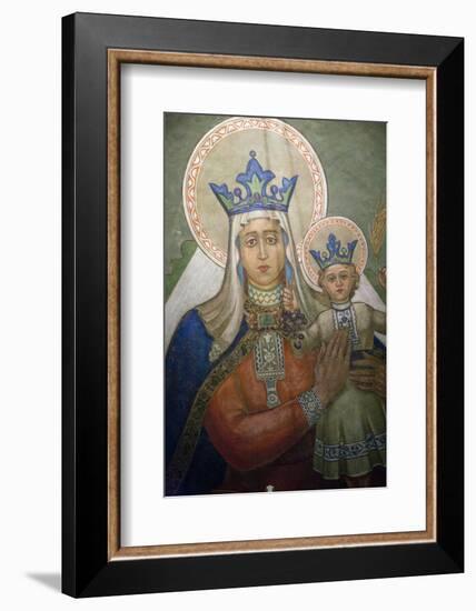 Mural in St. Nicholas Croatian Catholic Church in Millvale, Pa, Usa-Dave Bartruff-Framed Photographic Print