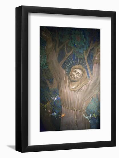 Mural in St. Nicholas Croatian Catholic Church, Millvale, Pa, Usa-Dave Bartruff-Framed Photographic Print