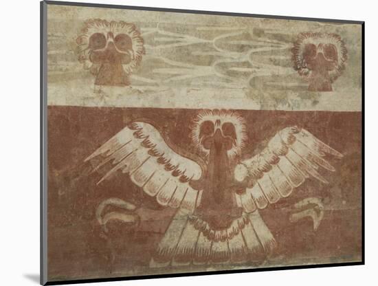 Mural in the Palace of Tetitla, Believed to Represent An Eagle, Arch. Zone of Teotihuacan, Mexico-Richard Maschmeyer-Mounted Photographic Print