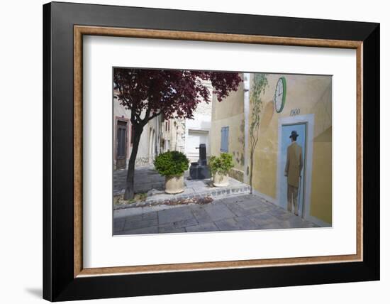 Mural in the Town of Sigean, Languedoc-Roussillon, France-Rob Cousins-Framed Photographic Print