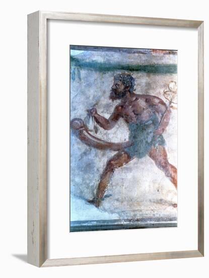 Mural of Mercury, Pompeii, Italy. Artist: Unknown-Unknown-Framed Giclee Print