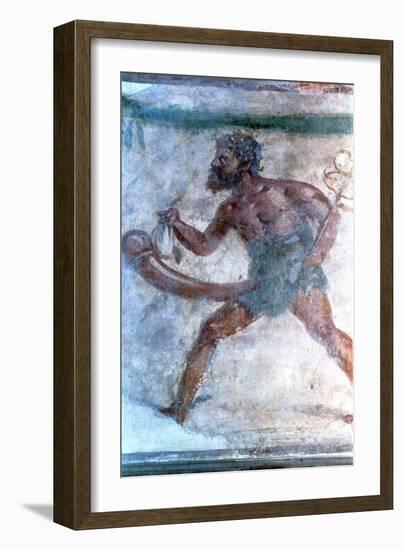 Mural of Mercury, Pompeii, Italy. Artist: Unknown-Unknown-Framed Giclee Print