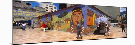 Mural on a Wall, La Hoyada, Caracas, Venezuela-null-Mounted Photographic Print