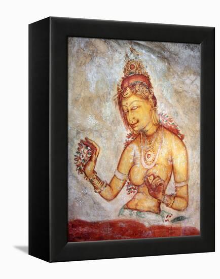 Mural Painting (6th Century), Sigiriya, Sri Lanka-Ivan Vdovin-Framed Premier Image Canvas